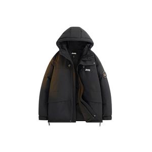 Jeep Унисекс пуховик, 031 Black (90 Fleece, Quality Recommendation)