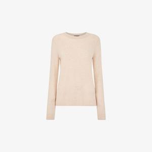 Джемпер Annie узкого кроя металлизированной вязки Whistles, слоновая кость