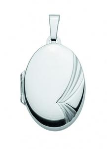 Adeliás Женский кулон-медальон из серебра 925 пробы