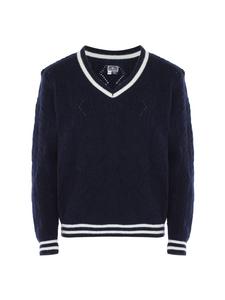 DreiMaster Женский свитер темно-синего цвета