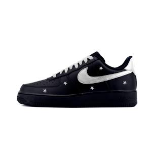 Кроссовки для скейтбординга Air Force 1 Kids Nike, черный серебряный