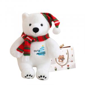 Рождественский шарф с плюшевыми медведями плюшевая кукла высота 25см/33см OU DI PIG