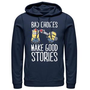 Мужской пуловер с капюшоном Despicable Me Bad Choices Make Good Stories Licensed Character