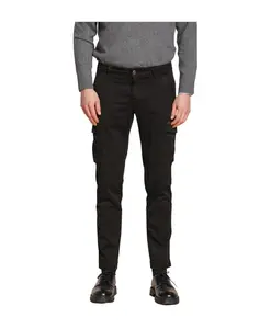 Черные брюки-карго, очень узкий крой. Mason'S, черный