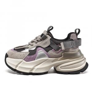 YEARCON Женские низкие повседневные туфли серо-фиолетовые, цвет Gray Purple