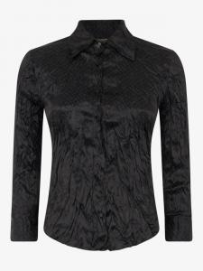 Рубашка с мятым эффектом Roberto Cavalli, черный