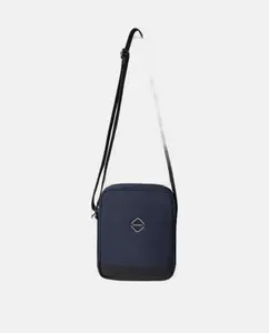 Мужская сумка через плечо с логотипом в виде алмаза Hackett, синий