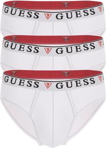 GUESS мужские трусы-слипы Eco Brian Hero 3 шт, Optic White