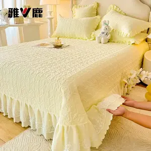 Yalu Пододеяльник с двумя наволочками 230х260 см, цвет Mantianxing - Beige, гипоаллергенный