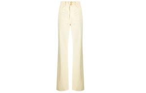 WE11DONE Женские повседневные брюки бежевого цвета