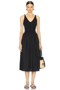 Платье миди франка Rails, черный