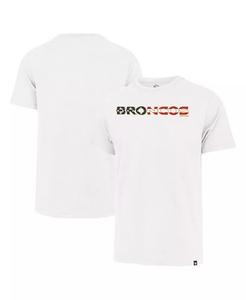 Мужская белая футболка Denver Broncos с надписью Franklin Flag Script '47 Brand, белый
