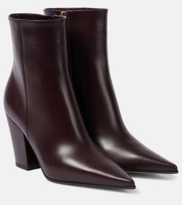 Ботильоны из кожи Keinna Gianvito Rossi, бордовый