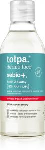 Dermo face sebio + тоник с кислотами Tołpa, 200 мл