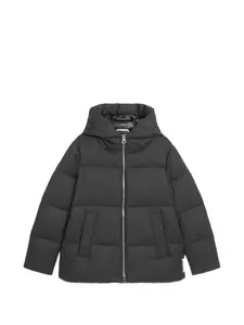 Пуховик с капюшоном Marc O'Polo, серый