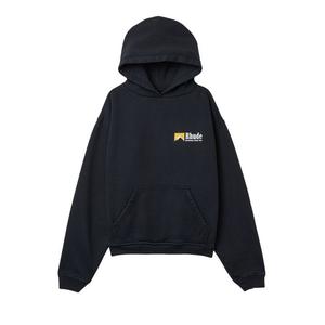 Худи Rhude International Racing Logo Hoodie, Vintage Black