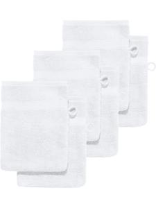 Erwin Müller Махровые рукавицы для мытья, 6 шт, Sindelfingen, белого цвета