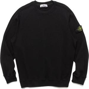 Толстовка мужская Stone Island Logo Patch Sleeved, черный
