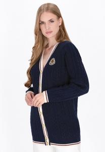 Кардиган DreiMaster Cardigan, Navy Offwhite Wine Red/Dark Blue