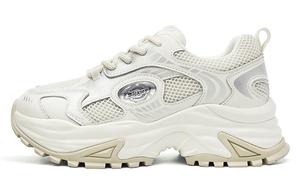 Дышащие массивные кроссовки с низким верхом Dickies, бежево-серебристые