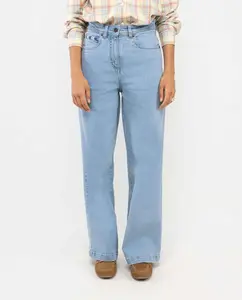 Женские прямые джинсы, вываренные El Ganso, синий