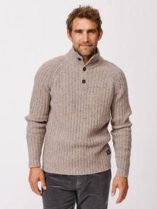 Фарнхем свитер с высоким воротником в стиле рыболова из шерстяной смеси Aubin