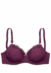 Бюстгальтер с косточками nuance, цвет marsala rosa