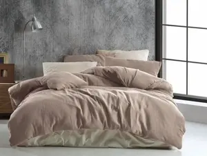 Постельное белье Kvalitex Extended Muslin 140x220, 70x90 см бежевое KVALITEX