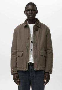 Куртка Mango Light jacket, Brown
