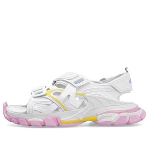 Сандалии track sandals 'yellow pink blu' Balenciaga, белый