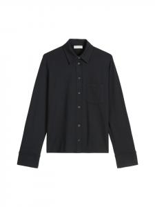 Marc O'Polo Обычная трикотажная блузка глубокого темно-синего цвета