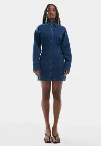 Джинсовое платье tstaylor kurzes Topshop, Dark Blue Denim