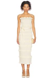 Платье Lily от V. Chapman, transparent yellow