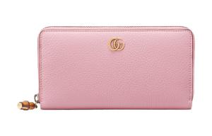 GUCCI Бумажник из бамбуковой кожи для женщин Pink
