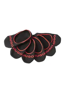 Носки HUGO Underwear "3P SL PLUSH LOGO CC" (упаковка, 3 пары, 3 шт.), с контрастной надписью HUGO, черный