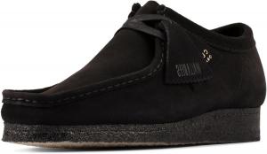 Женские ботинки Clarks Wallabee из натуральной рафии, черный