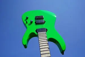 Электрогитара ESP CUSTOM SHOP M-II CTM/M Neon Green, 6 струн с жестким чехлом (2025)