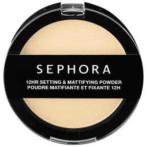 Прессованная пудра для фиксации и матирования макияжа на 12 часов SEPHORA COLLECTION, 0.28 oz /8 g, Universal