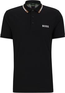 Мужская футболка-поло HUGO BOSS Paddy Pro с короткими рукавами, черный