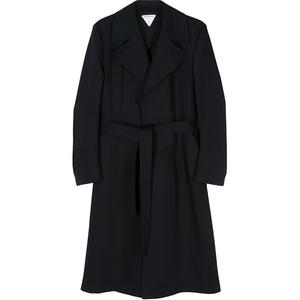 Пальто женское темно-синее Bottega Veneta