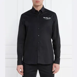 Рубашка стандартного кроя Karl Lagerfeld, черный