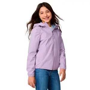 Ветрозащитная куртка с трикотажной подкладкой для девочек Free Country, Wisteria