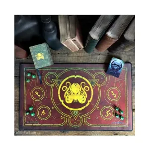 Игровой коврик марки Ктулху — Eldritch Red, Playmats (Infinite Black)
