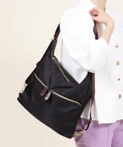 Легкая нейлоновая сумка через плечо, позволяющая носить ее в двух направлениях United Base, цвет Black