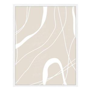 Картина Any Image Neutral Abstract, 73x93x2,6 см, белый