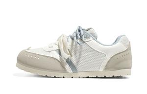 RENBEN Амортизирующие легкие дышащие низкие женские скейтбордские кроссовки Beige Blue, цвет Beige Blue