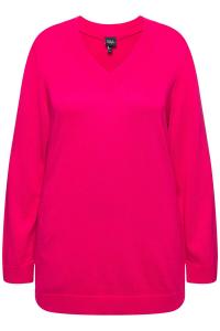 Ulla Popken Свитер в темно-розовом цвете