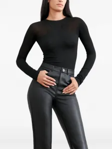 Топ Yada с прозрачной вставкой Marcella, черный