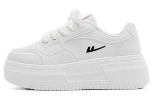 Кроссовки WARRIOR Skateboard Shoes Women's Low-Top White, белый