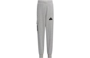 Детские трикотажные спортивные штаны Adidas, серый